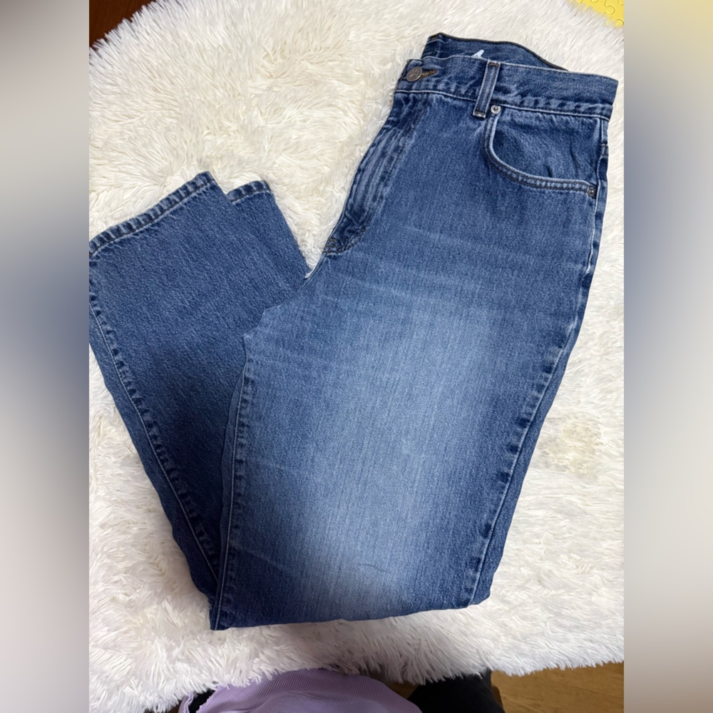 Calvin Klein Jeans Women's Straight Leg Blue Denim